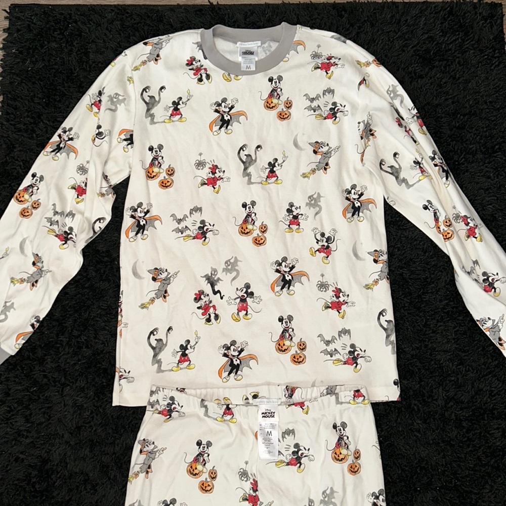 Pottery Barn Halloween Mickey Mouse pajamas, size M